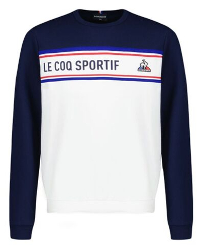 Детская теннисная толстовка Le Coq Sportif TRI Crew Sweat N°1 SS23 - Blue