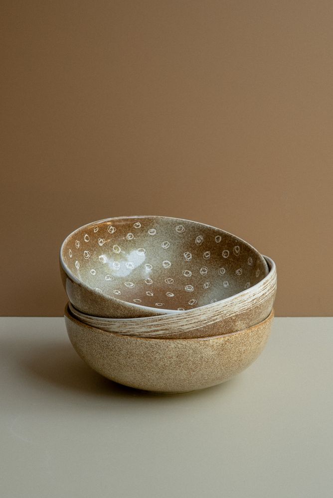 Миска средняя горчичного цвета, базовая / HEAT UP ceramics