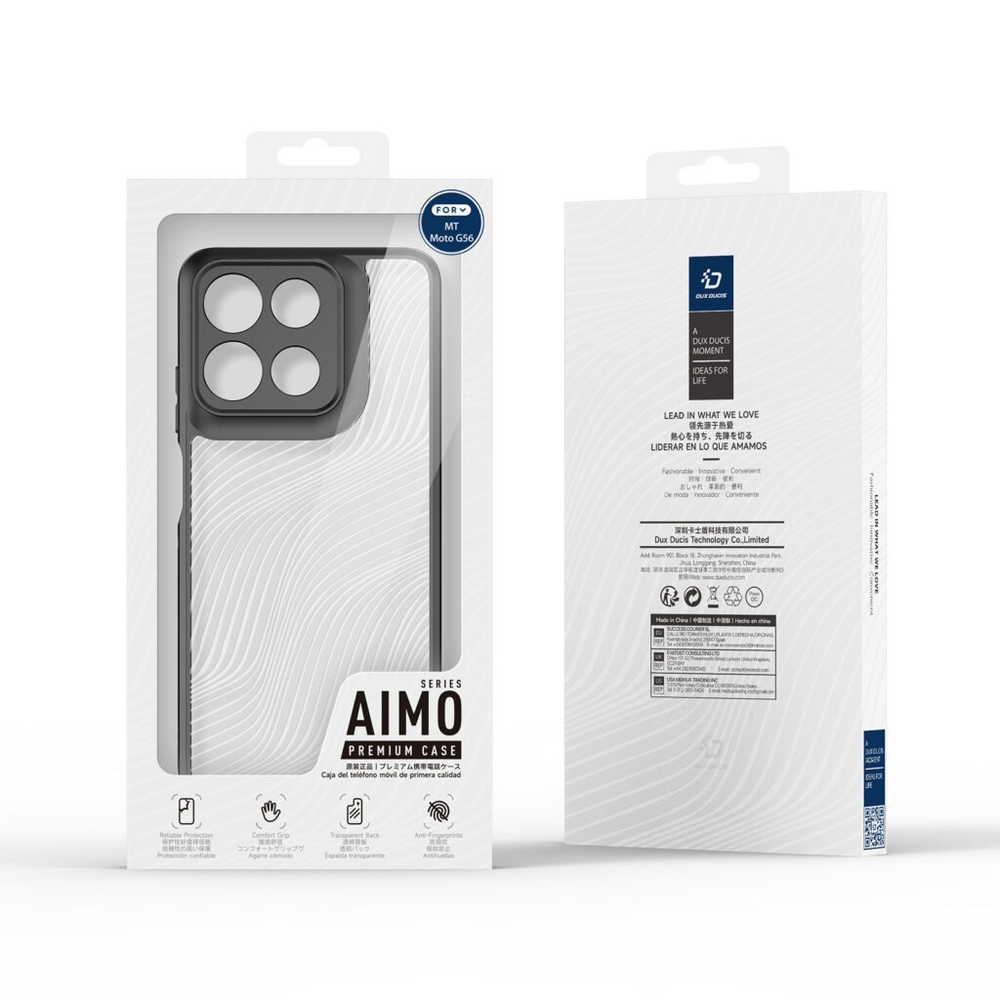 Защитный прозрачный чехол от Dux Ducis для Motorola Moto G56, серия Aimo Series Case