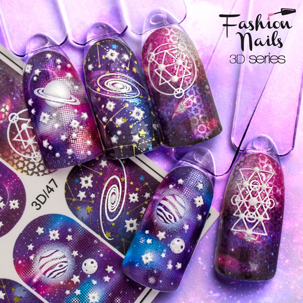 Слайдер-дизайн Fashion Nails Серия 3D № 47