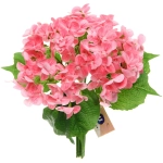 Цветок искусственный «Natur» 28см Гортензия ярко-розовая