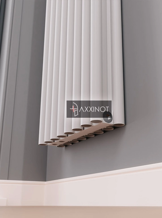 Axxinot Wemar V 2500 - вертикальный алюминиевый радиатор высотой 2530 мм