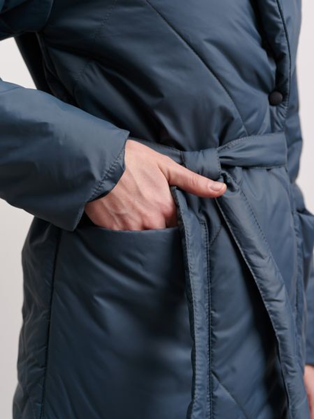 Тренчкот женский "Твенти" темно-серый