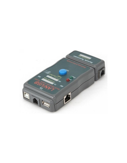 Gembird NCT-2 Тестер LAN Cablexpert , 100/1000 Base-TX,  для UTP, STP, RJ-11, USB-кабеля