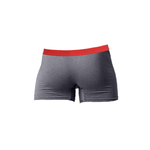 Мужские трусы боксеры серые меланжевые с красной резинкой Tom Tailor 70399/1201 630