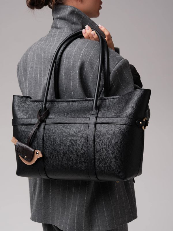 Женская кожаная сумка DBR 31229 черный