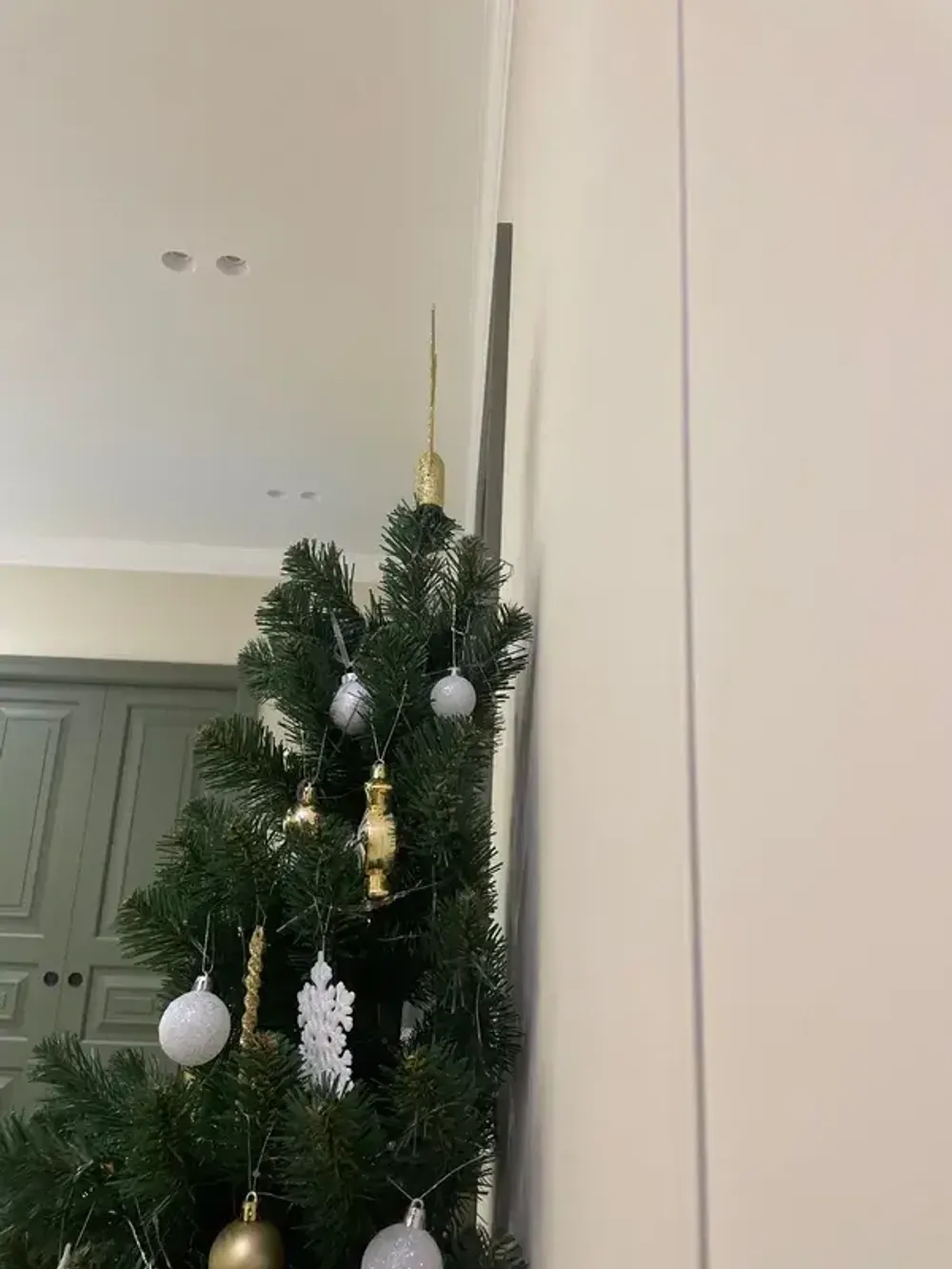 Ель половинка "Эльза" пристенная-угловая (пвх) от 1,5 м до 2,1 м