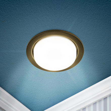 Светильник встраиваемый ЭРА KL70 SBK под лампу GX53 черный