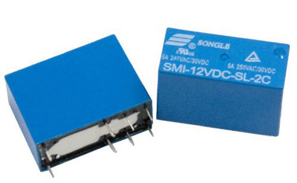 Relay 12V DPDT SMI-12VDC-SL-2C