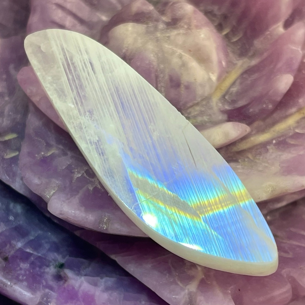 48003 Лунный камень Кулон 13*44мм