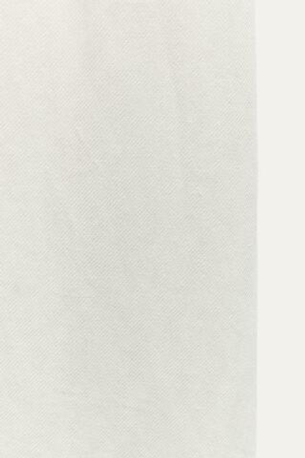ZARA БРЮКИ ИЗ СМЕСОВОГО ЛЬНА С ЗАЩИПАМИ — ZW COLLECTION, ЭКРЮ
