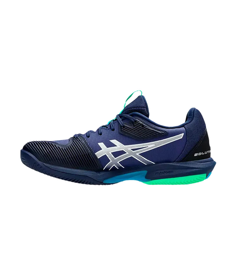 Asics Solution Speed FF 3 Глиняный синий простор-Белые кроссовки