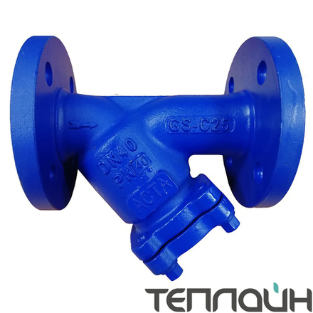 Фильтр стальной фланцевый АСТА-Ф133-40-400-0,15-100 DN 100 PN 40 фланцевый