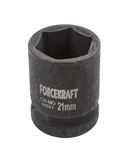 Головка ударная 21мм (6гр.),1/2'' FORCEKRAFT FK-44521