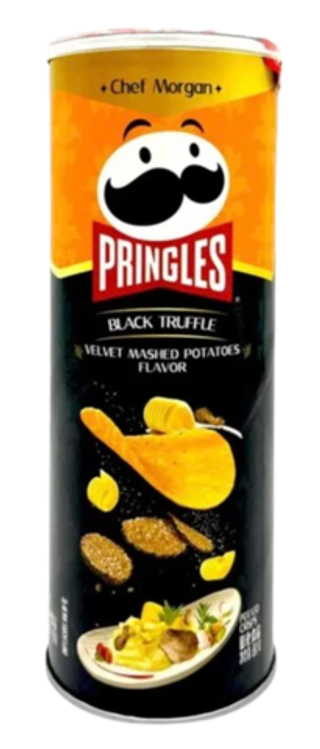 Чипсы Pringles со вкусом бархатного пюре из черного трюфеля