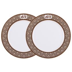 НАБОР ТАРЕЛОК ЗАКУСОЧНЫХ LEFARD "HORSE CLUB" 2 ШТ. 20,5 СМ (КОР=24ШТ.)