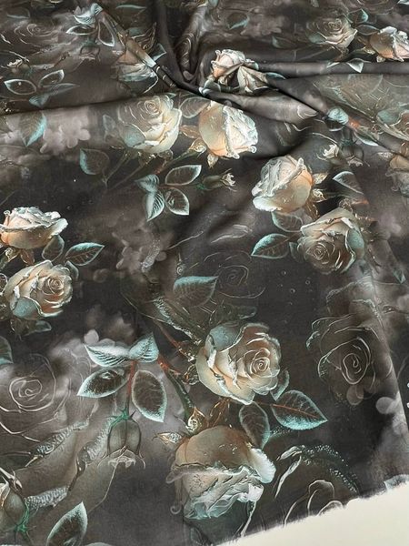 ТУМАННЫЕ РОЗЫ - 100% хлопок, Handmade Fabrics 2