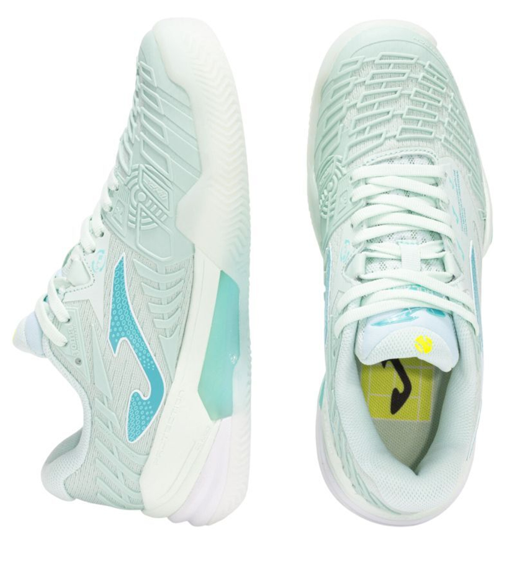Женские теннисные кроссовки Joma Roland Lady 2505 Clay - Бирюзовый