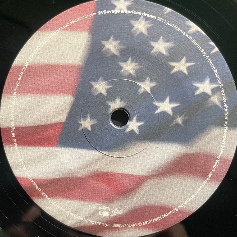 21 Savage ‎– American Dream 2LP (Европа 2024г.)