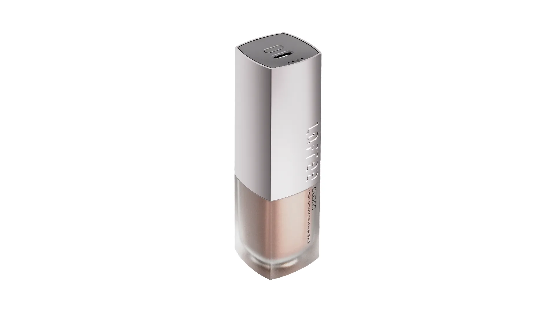 Lofree Gloss Power Bank 5K, 60° Peach Dawn — под углом