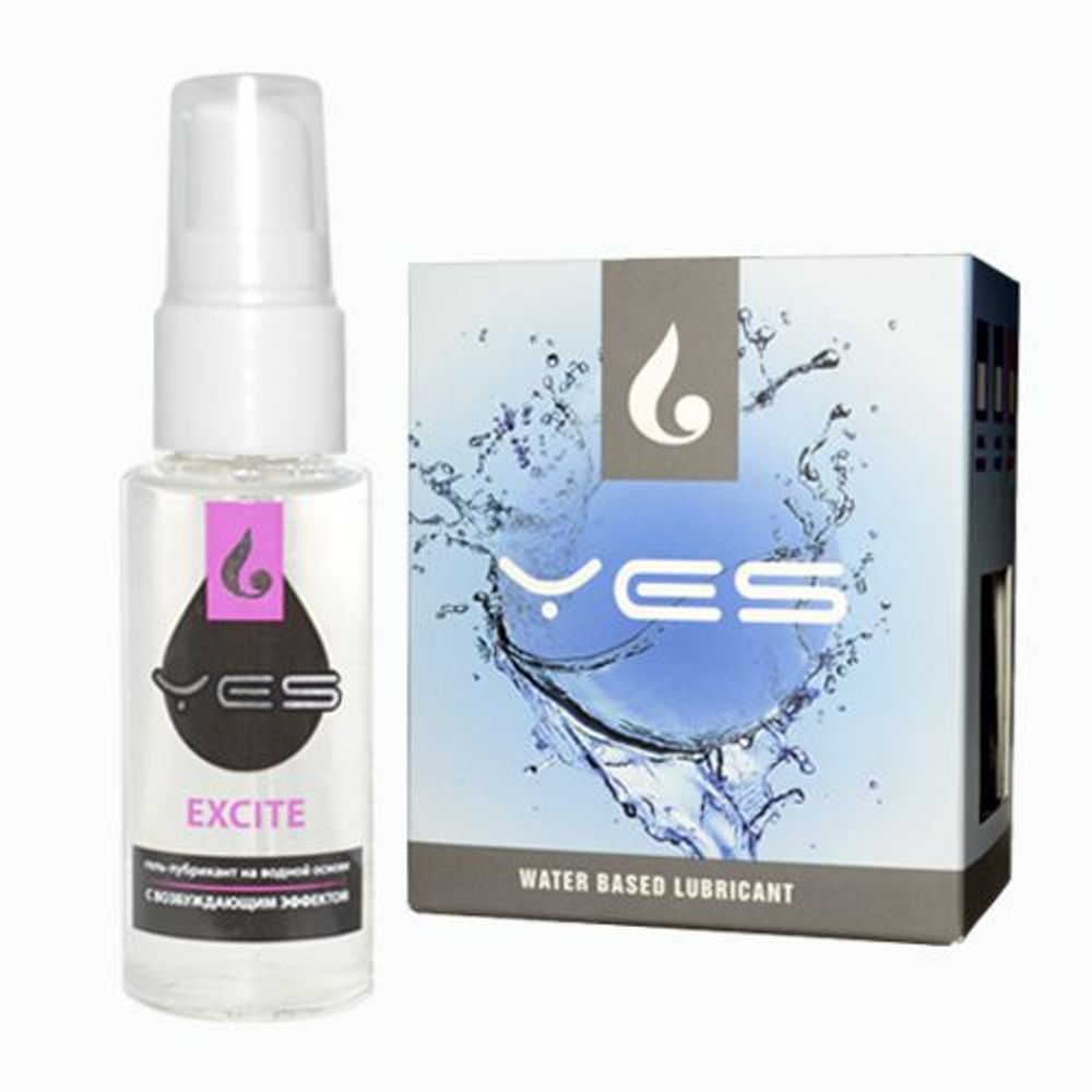 Гель-лубрикант на водной основе Excite с возбуждающим эффектом - 30 мл. Гель-лубрикант на водной основе Excite с возбуждающим эффектом - 30 мл.