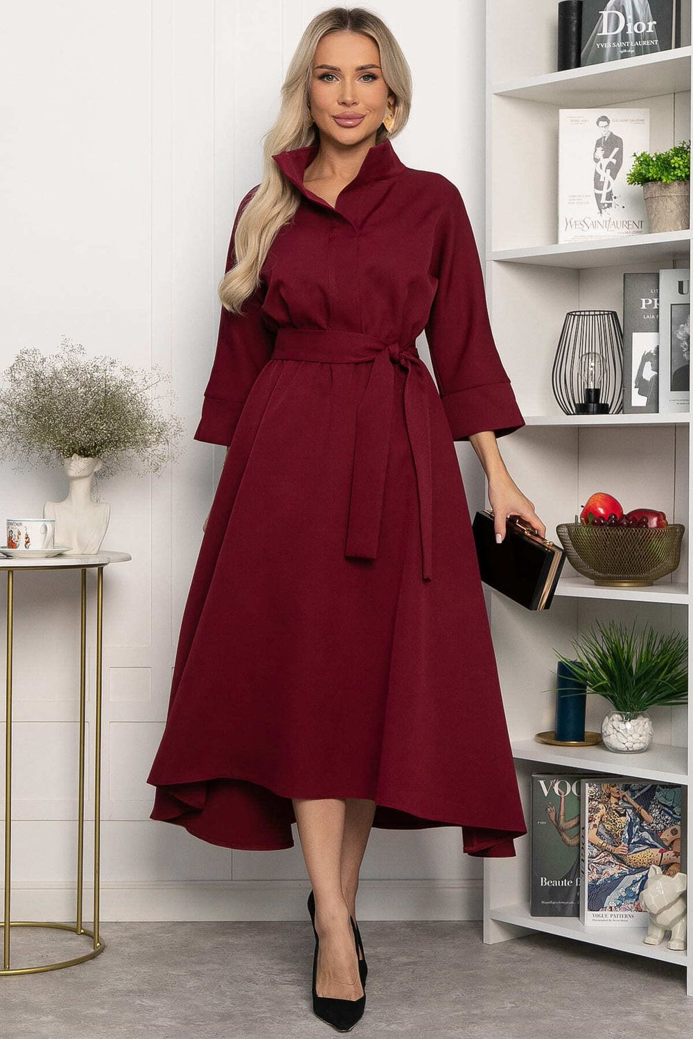 Платье Лорита (бордовое) П14299-16М LT Collection