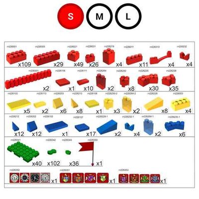 Набор GigaBloks 10: Замок на платформе