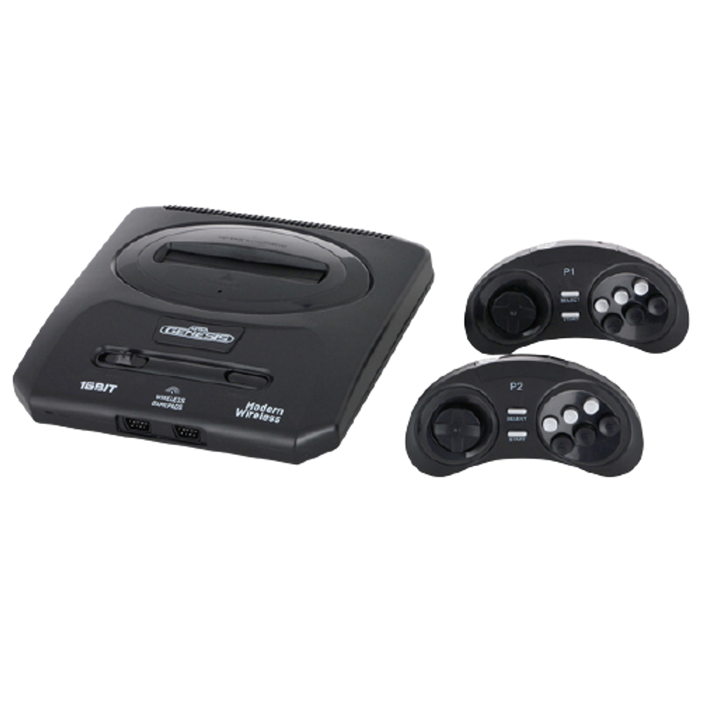 Sega Retro Genesis Modern Wireless (170 игр, AV-кабель, беспроводные  геймпады) купить по цене 2 990 руб в интернет-магазине комиксов Geek Trip