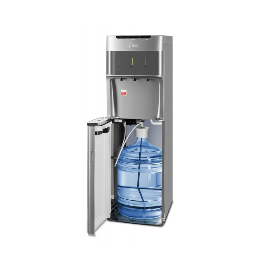 Кулер с нижней загрузкой бутыли Ecotronic M30-LXE silver+SS
