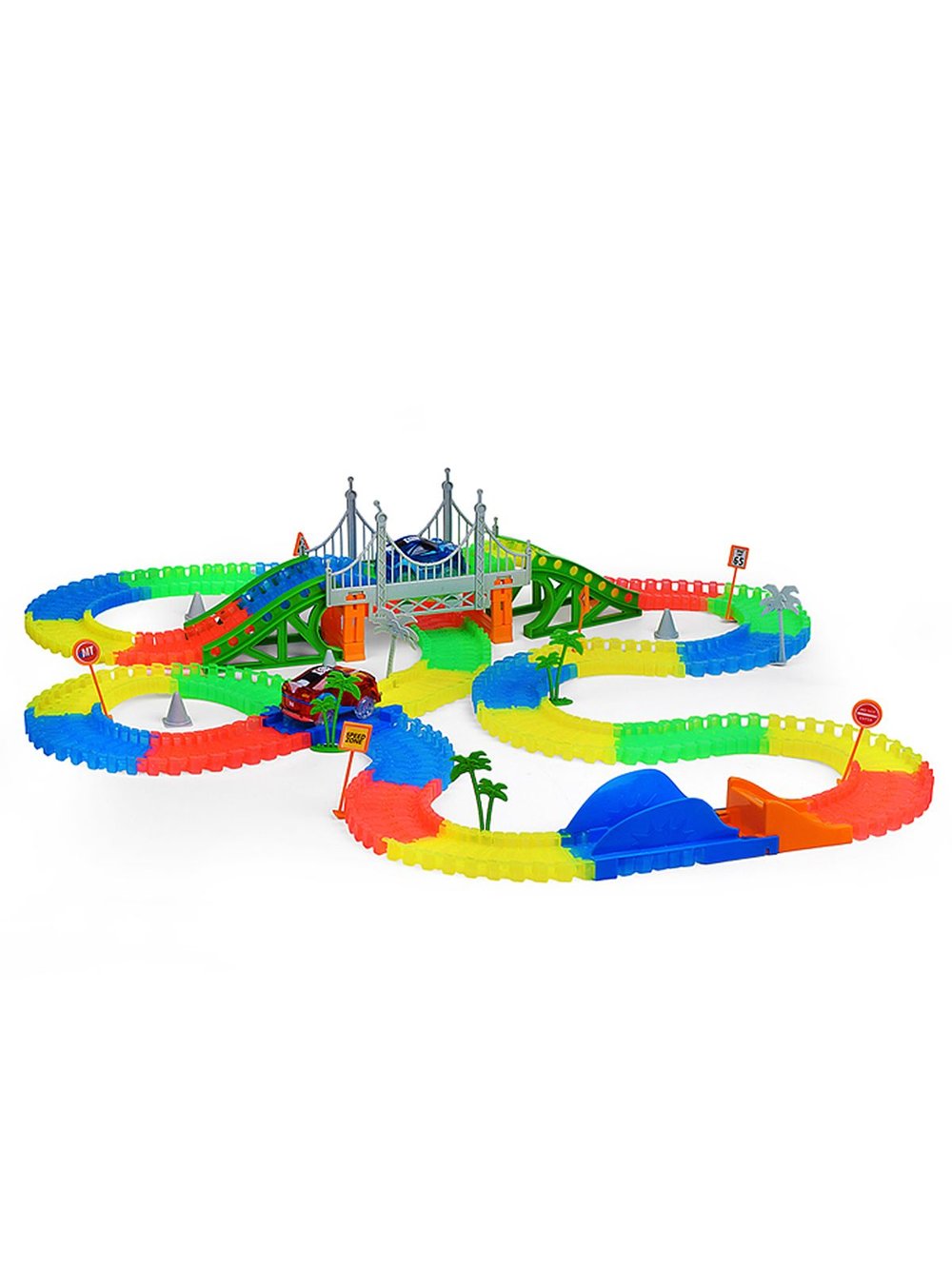 Автотрек с машинками на радиоуправлении (18279В)