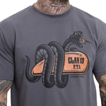 Футболка CLAN13 GASOLIN SNAKE, серый