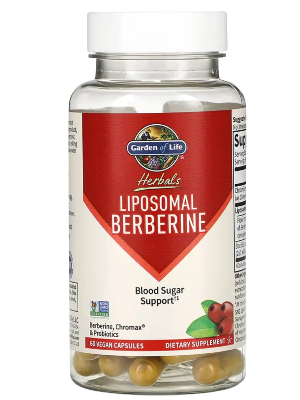 Herbals Липосомальный берберин 60 растительных капсул