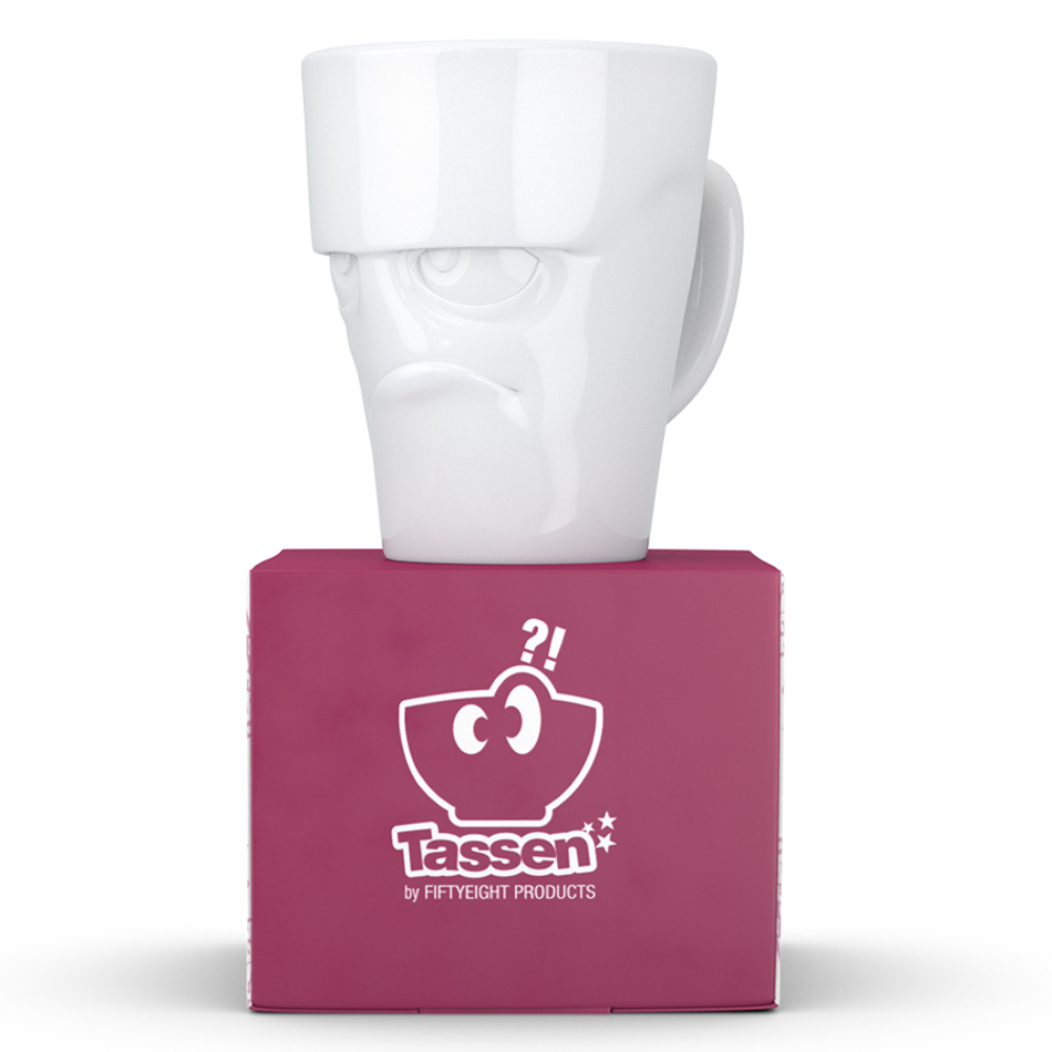 Кружка tassen grumpy, 350 мл, белая