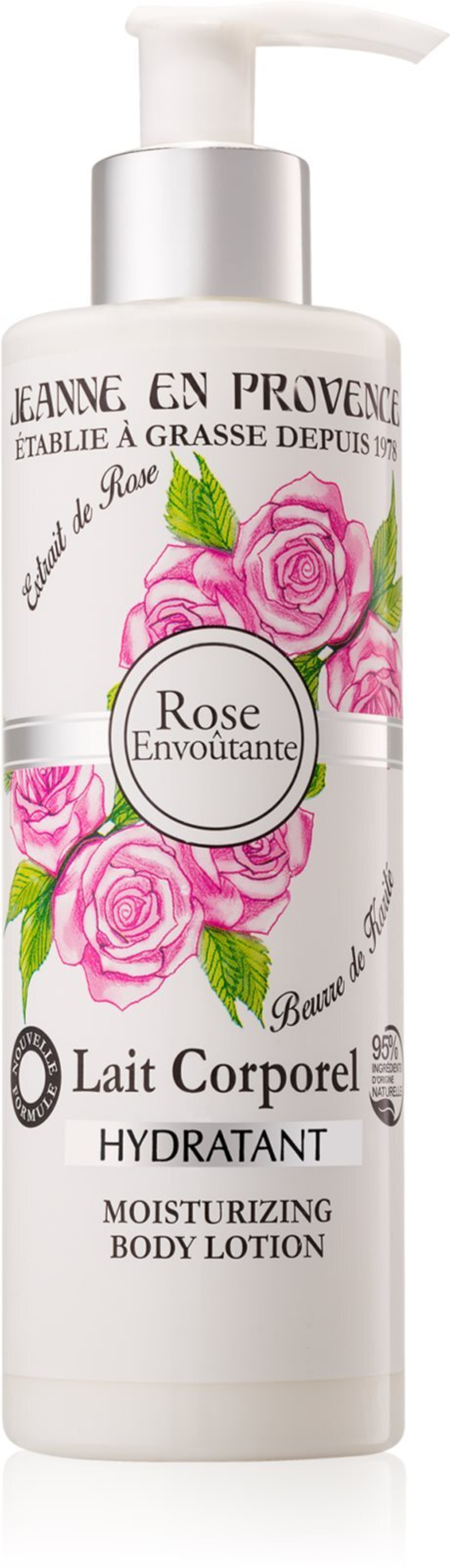 Jeanne en Provence Rose Envoûtante - увлажняющее молочко для тела /   250  ml  / GTIN 3430750077309