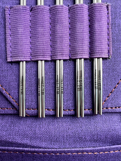 Набор съемных укороченных спиц 9см/9пар Flight Standard Purple Lykke