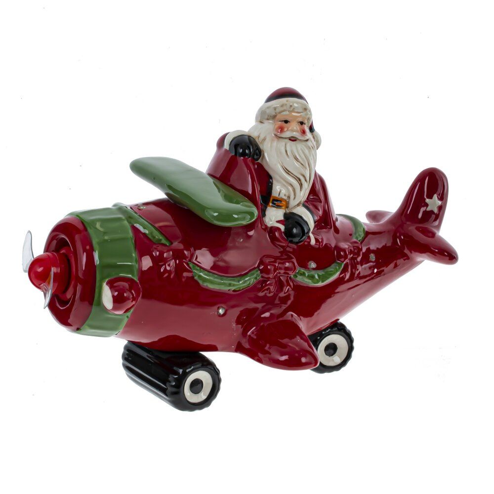 GAEM Фигурка декоративная "Самолёт" (подсвет, муз, движ, 3хААА н/п), L29 W18 H19 см, 2в.