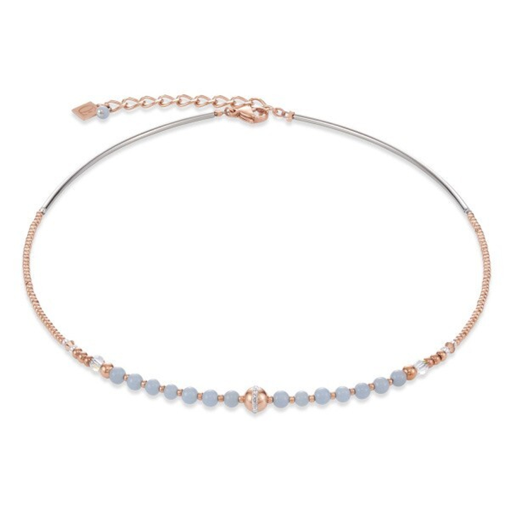 Колье Coeur de Lion Light Blue 4992/10-0720 цвет голубой