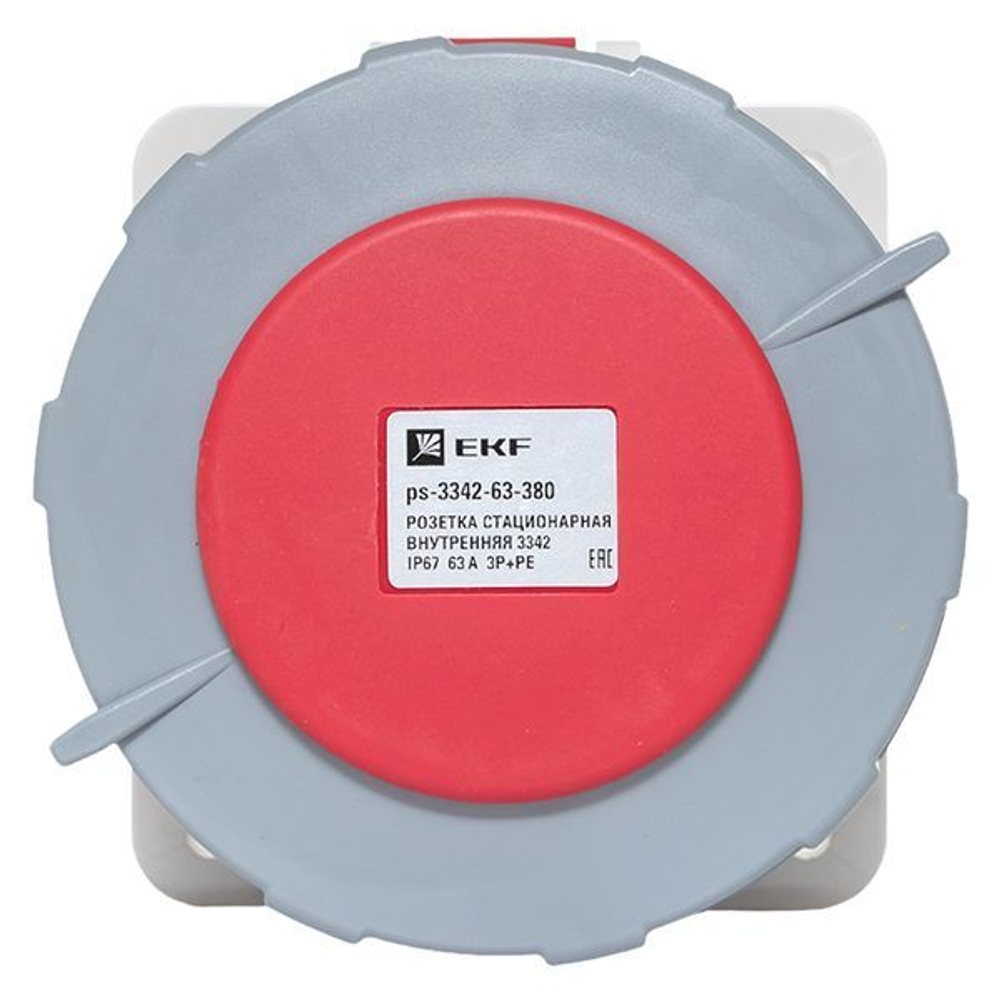 Розетка стационарная внутренняя EKF ps-3342-63-380