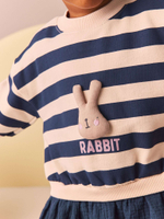 Толстовка и юбка в комплекте для девочки Next B02-535, Молочный, Синий