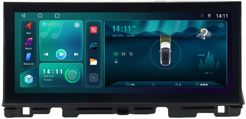 Магнитола для KIA Optima 2016-2020 - Kuberg монитор 12.3" в стиле LEXUS на Android 13, Быстрая, CarPlay, 4G SIM-слот