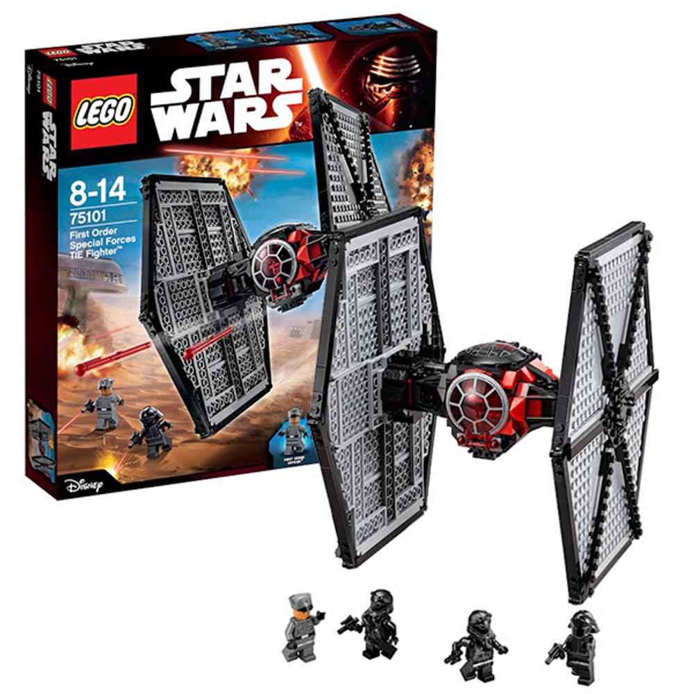 LEGO Star Wars: Истребитель особых войск Первого Ордена 75101 — First Order Special Forces TIE Fighter — Лего Звездные войны Стар Ворз