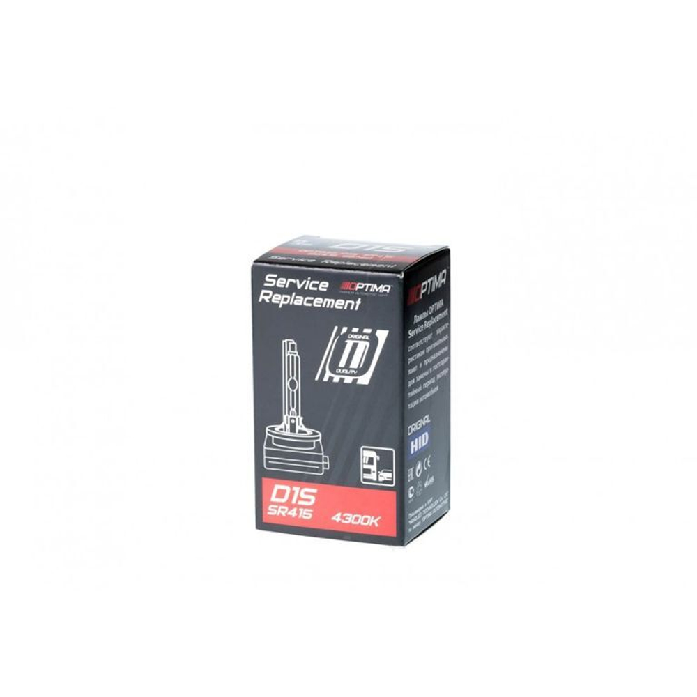 Ксеноновая лампа D1S 4300K Optima Service Replacement (35W, 3200Lm), 1шт