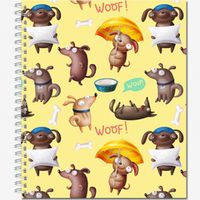 60 листов на металлическом гребне