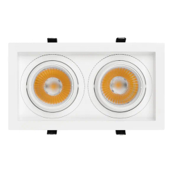 Светильник MS-VORTEX-BUILT-S250x140-2x30W Day4000 (WH-WH, 17 deg, 230V) (Arlight, IP20 Металл, 5 лет) 057765