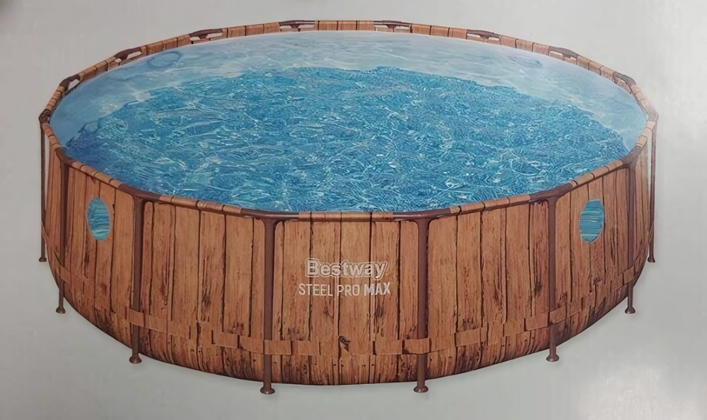 Бассейн каркасный Splashview Round Pool Set 427*107 см +3 аксессуара Bestway (561JM)