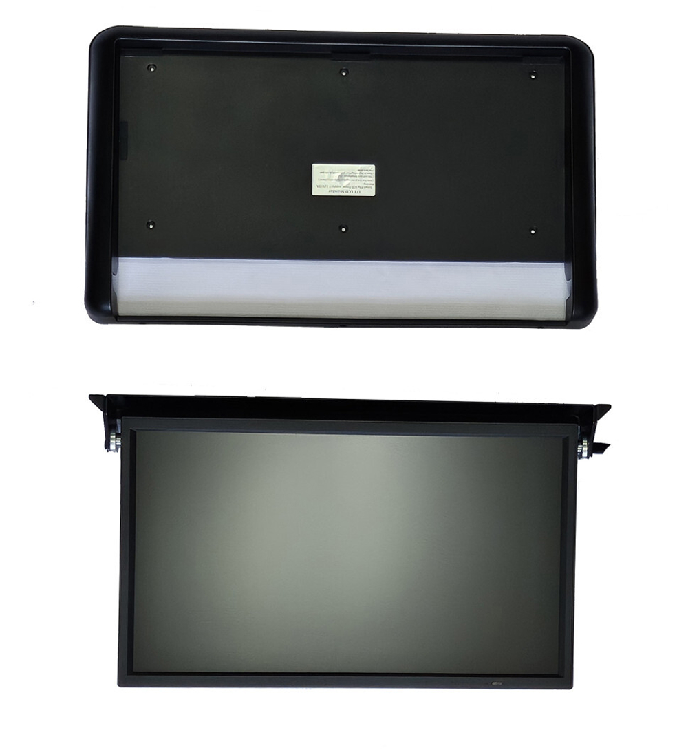 Монитор потолочный с электроприводом - ERGO ER24AT с экраном 24” (1920х1080 IPS FullHD, Android, 2+32 Gb, Смарт ТВ) черный