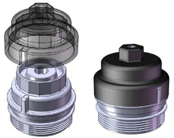 KA-3579 Съемник масляного фильтра "чашка", 64,5 мм 14 граней