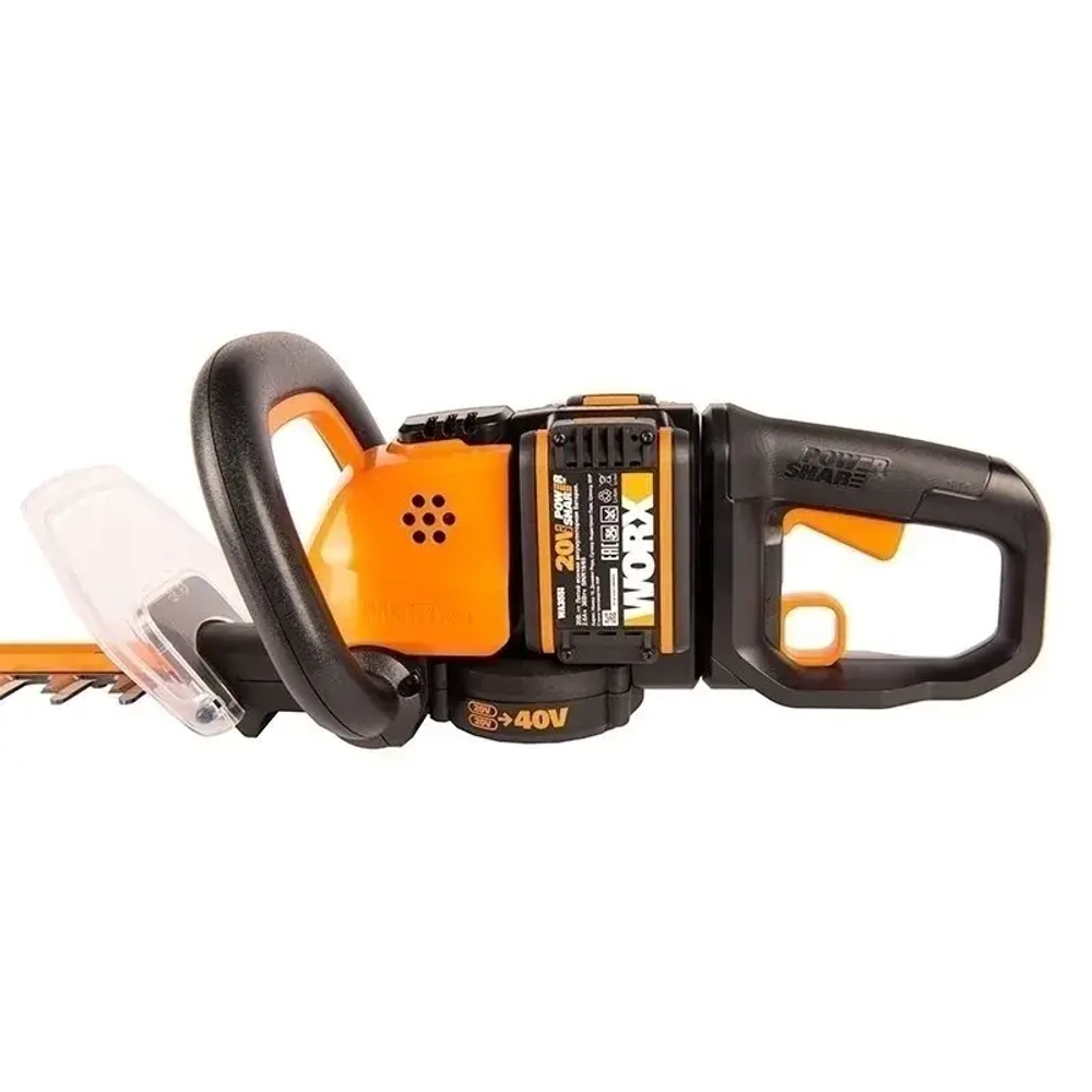 WORX WG284E аккумуляторный кусторез (2 x 2 Ач, ЗУ)