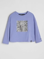 Лонгслив детский с принтом