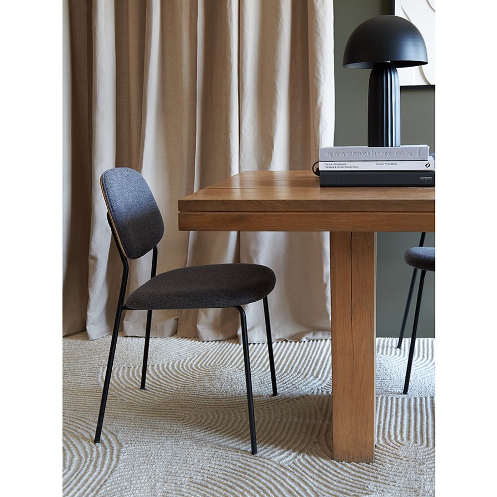 Стул Tilla, рогожка, дымчато-серый